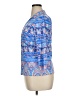 J. McLaughlin Blue 3/4 Sleeve Blouse Size XL - photo 5