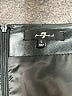 7 For All Mankind 100% Polyurethane Metallic Black Skort Size L - photo 3