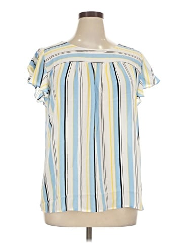 Ann Taylor LOFT Outlet Short Sleeve Blouse (view 1)
