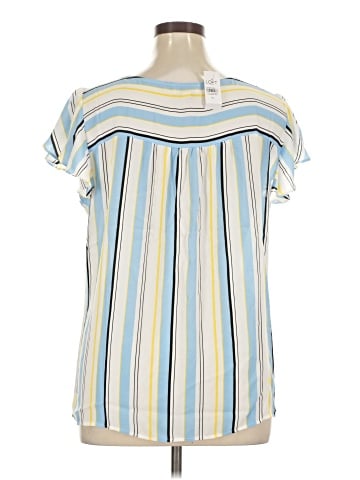 Ann Taylor LOFT Outlet Short Sleeve Blouse (view 2)