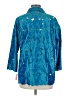 Marisa Baratelli 100% Silk Teal Jacket Size 8 - photo 2