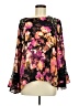 Jennifer Lopez 100% Polyester Black Long Sleeve Blouse Size M - photo 1