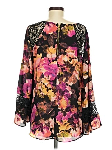 Jennifer Lopez Long Sleeve Blouse (view 2)