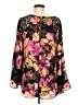 Jennifer Lopez 100% Polyester Black Long Sleeve Blouse Size M - photo 2