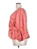 Sachin + Babi 100% Polyester Red 3/4 Sleeve Blouse Size XXXL - photo 5