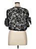 MICHAEL Michael Kors 100% Polyester Black 3/4 Sleeve Blouse Size XL - photo 2