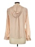 Avec Les Filles 100% Polyester Tan Long Sleeve Blouse Size L (estimated) - photo 2