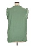 Ann Taylor LOFT 100% Polyester Green Sleeveless Blouse Size XL - photo 2