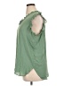 Ann Taylor LOFT 100% Polyester Green Sleeveless Blouse Size XL - photo 5