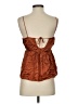 Topshop 100% Viscose Brown Sleeveless Blouse Size 4 - photo 2