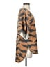 Hopely Animal Print Brown Short Sleeve T-Shirt Size S - photo 4