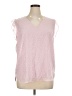 Ann Taylor LOFT 100% Polyester Pink Sleeveless Blouse Size XL - photo 1