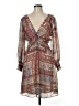 Julia Jordan 100% Polyester Paisley Brown Casual Dress Size 8 - photo 1