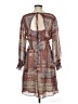 Julia Jordan 100% Polyester Paisley Brown Casual Dress Size 8 - photo 2