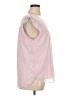 Ann Taylor LOFT 100% Polyester Pink Sleeveless Blouse Size XL - photo 4