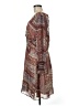 Julia Jordan 100% Polyester Paisley Brown Casual Dress Size 8 - photo 5