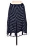 George 100% Polyester Chevron-herringbone Blue Casual Skirt Size 6 - photo 2