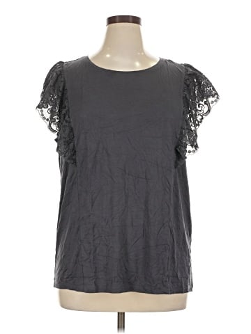 Ann Taylor LOFT Outlet Short Sleeve Blouse (view 1)