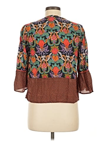 Maeve by Anthropologie 3/4 Sleeve Blouse (view 2)