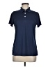 Hanes 100% Polyester Blue Short Sleeve Polo Size M - photo 1