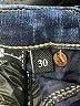7 For All Mankind Solid Blue Jeans Size 30 waist - photo 9