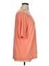 Susan Graver Orange Short Sleeve Top Size 1X - photo 4