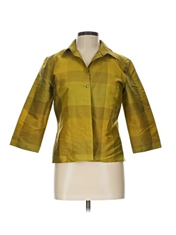 Ann Taylor LOFT 3/4 Sleeve Silk Top (view 1)