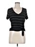 SO Black Short Sleeve Top Size M - photo 1