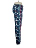 Lularoe Print Blue Leggings Size 1X (Tall & Curvy) - photo 4