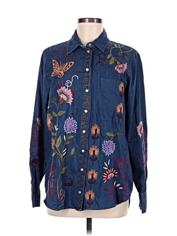 Johnny Was Long Sleeve Button-Down Shirt (view 1)