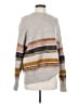 Sessun Stripes Gray Pullover Sweater Size S - photo 1