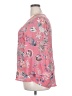 Ninety Pink 3/4 Sleeve Blouse Size 2X - photo 5