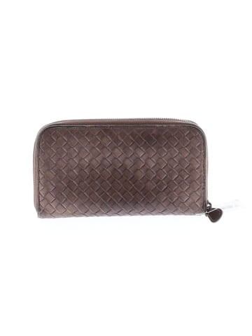 Bottega Veneta Leather Intrecciato Wallet (view 2)