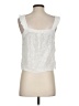 Berthie 100% Cotton Ivory Sleeveless Blouse Size S - photo 2