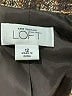 Ann Taylor LOFT Tweed Brown Jacket Size 12 - photo 6