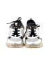 Marc Fisher LTD Silver Sneakers Size 8 1/2 - photo 2