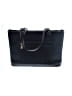MCM 100% Leather Solid Black Visetos Tote Bag One size - photo 1