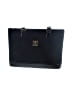 MCM 100% Leather Solid Black Visetos Tote Bag One size - photo 3