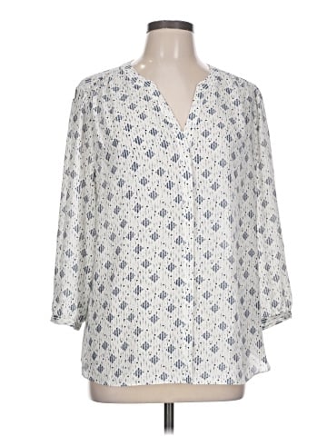 NYDJ 3/4 Sleeve Blouse (view 1)