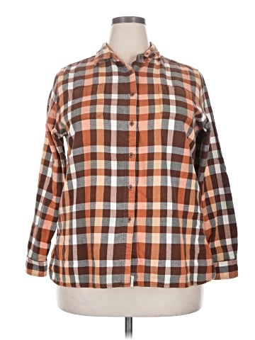 Woolrich 3/4 Sleeve Button-Down Shirt (view 1)