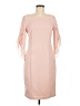 DKNY Solid Pink Cocktail Dress Size 8 - photo 1