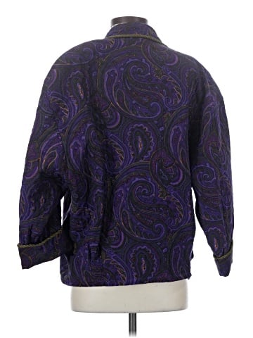 Linda Allard Ellen Tracy Silk Blazer (view 2)