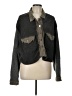 Pol 100% Polyester Tweed Gray Jacket Size L - photo 1