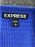 Express Solid Blue Casual Dress Size S - photo 7