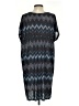 Cristinalove Chevron-herringbone Blue Casual Dress Size S - photo 2