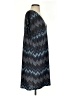 Cristinalove Chevron-herringbone Blue Casual Dress Size S - photo 4