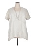 Ellos 100% Rayon Gray Short Sleeve Blouse Size 18 - photo 1