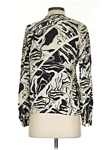 Joseph Ribkoff Long Sleeve Silk Top (view 2)
