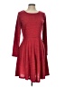Collective Concepts Red Casual Dress Size L - photo 1