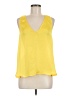 BCBGMAXAZRIA 100% Polyester Yellow Sleeveless T-Shirt Size M - photo 1